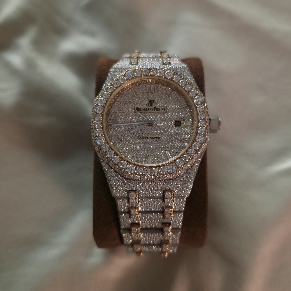 Bust Down Automatic Moissianite Watch - image 3